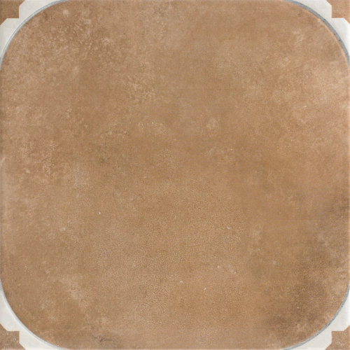 Carrelage sol traditionnel Baratti terre 44x44 cm