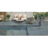 Carrelage sol extérieur Pierre de Bali Uluwatu bleu océan R11 30,3×61,3 cm