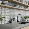 Carrelage mur Baratti décor beige océan31x56 cm