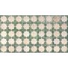  Carrelage mur Baratti décor beige émeraude 31x56 cm