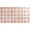 Carrelage mur Baratti décor rosé glacé31x56 cm