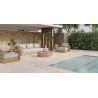 Carrelage sol extérieur effet pierreÇirali sableR11 40x60 cm