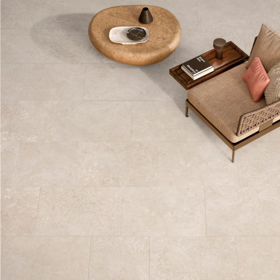 Carrelage sol extérieur effet pierreÇirali sableR11 40x60 cm
