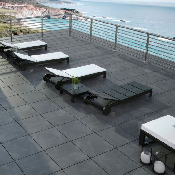 Dalle extérieur Design 2.0 anthracite R11 60x120 cm