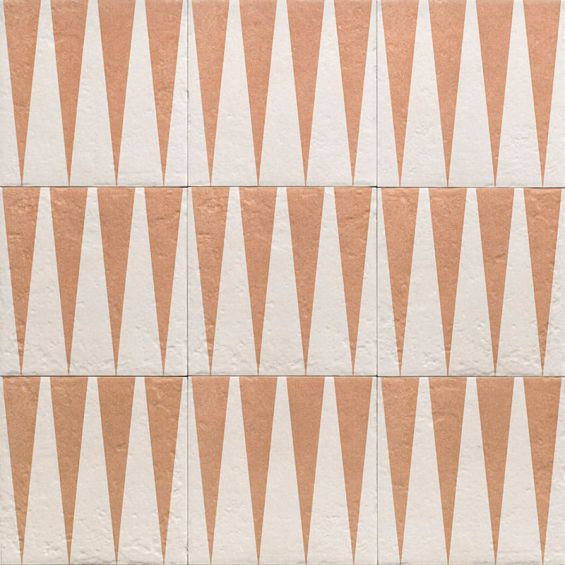 Carrelage sol effet carreaux de ciment Dalí décor terretriangle 20x20 cm