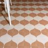 Carrelage sol effet carreaux de ciment Dalí décor terre goutte 20x20 cm
