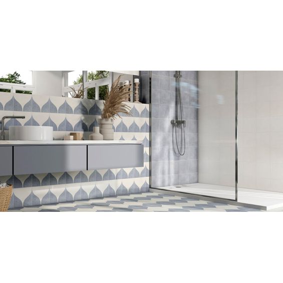 Carrelage sol Dalí blanc 20x20 cm