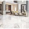 Carrelage sol poli effet marbre Statuario 9090 cm
