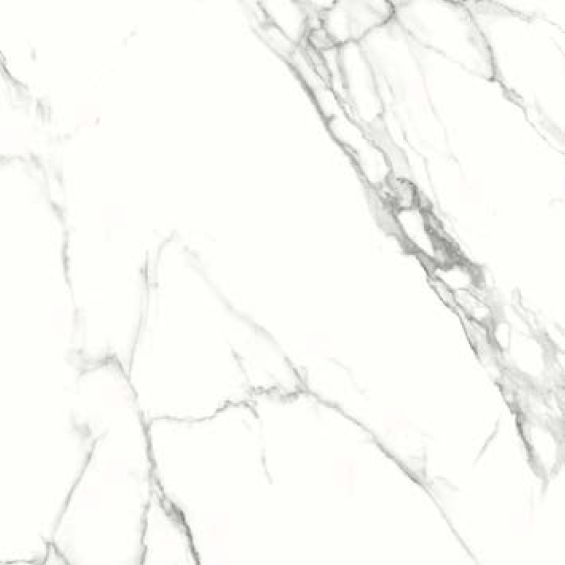 Carrelage sol poli effet marbre Statuario 9090 cm