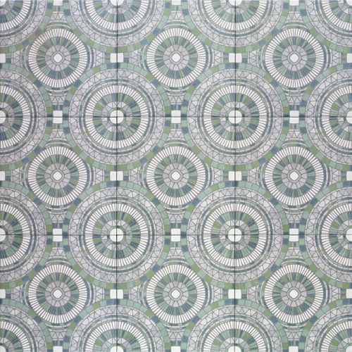 Carrelage sol effet carreaux de ciment Rueda décor Corona 20x20 cm