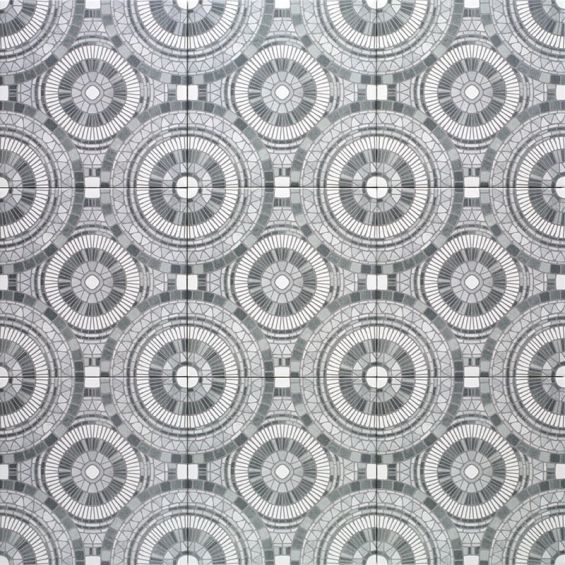 Carrelage sol effet carreaux de ciment Rueda décor Aura 20x20 cm