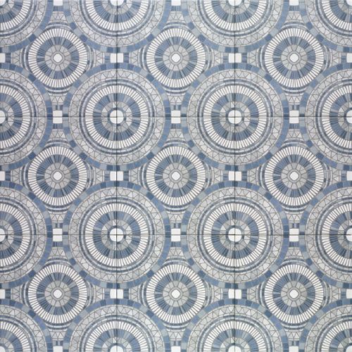 Carrelage sol effet carreaux de ciment Rueda décor Aurora 20x20 cm