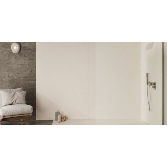 Dalles PVC mur 4mm à coller Tiles Pierre beige 60x120 cm