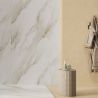Dalles PVC mur 4mm à coller Tiles marbre doré 60x120 cm