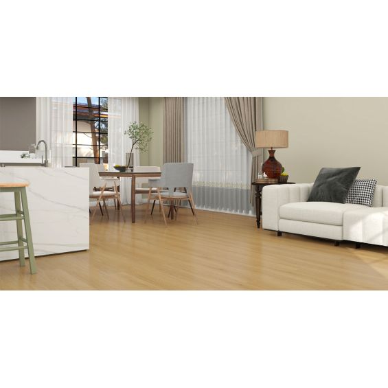 Lames PVC 5mm à clipser Brésil haya 18,2x122 cm