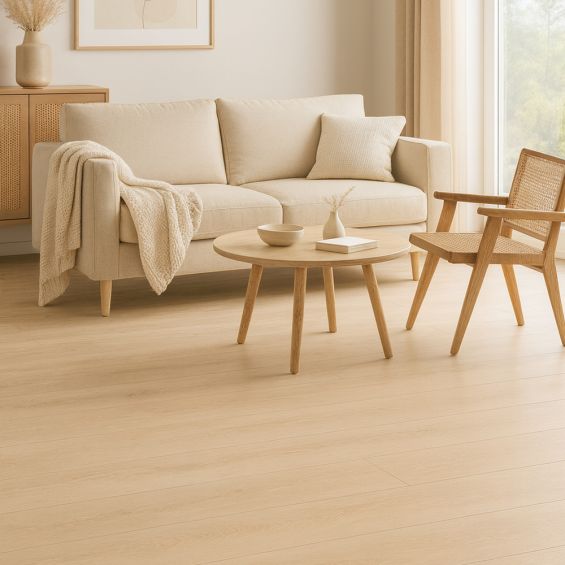 Lames PVC 5mm à clipser Tendance Sable 23x152,5 cm