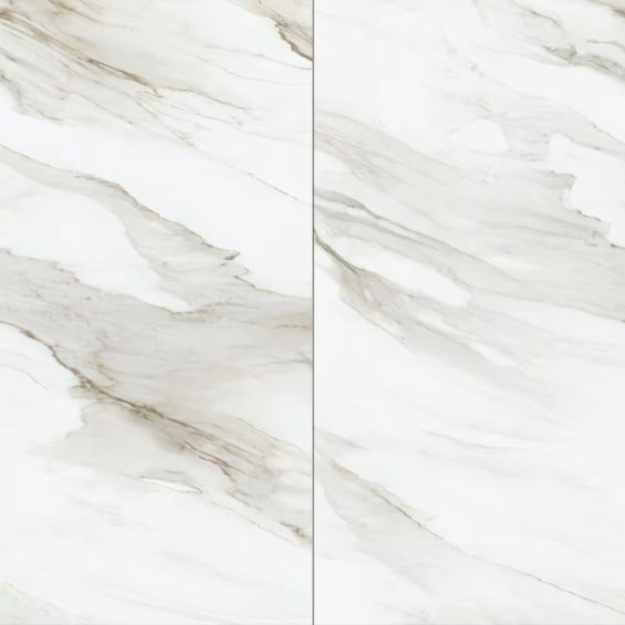 Dalles PVC mur 4mm à coller Tiles marbre doré 60x120 cm
