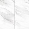 Dalles PVC mur 4mm à coller Tiles marbre blanc 60x120 cm