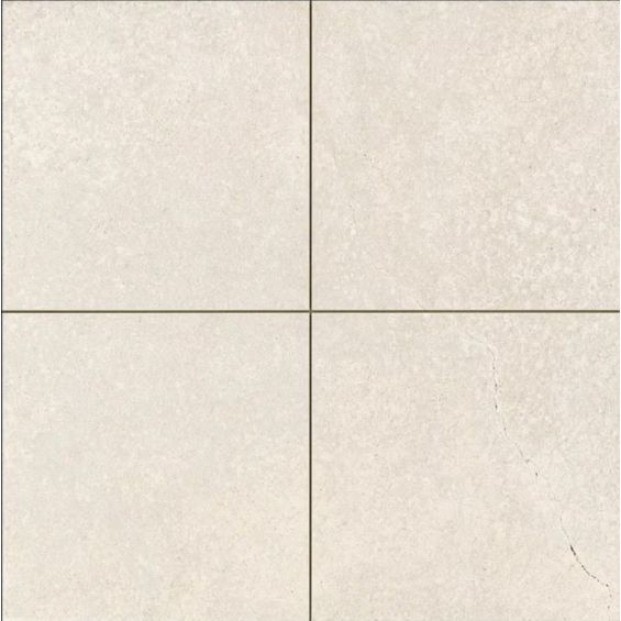 Carrelage sol effet carreaux de ciment Water Blanc 44x44 cm
