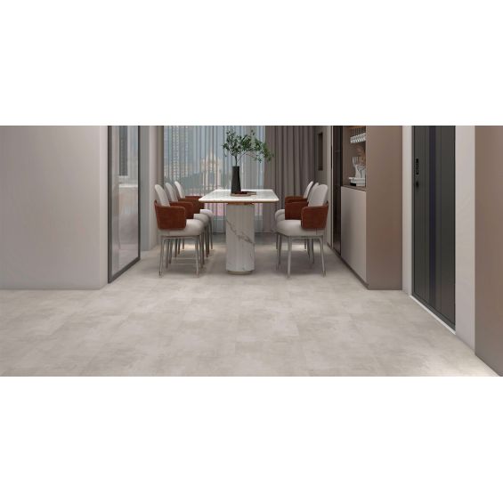 Dalles PVC 5.5mm à clipser Pierre Graphite 46x92 cm