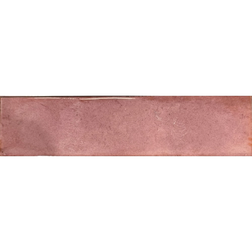 Carrelage mur effet zellige Rabat Rose Brillo 6×24,6 cm