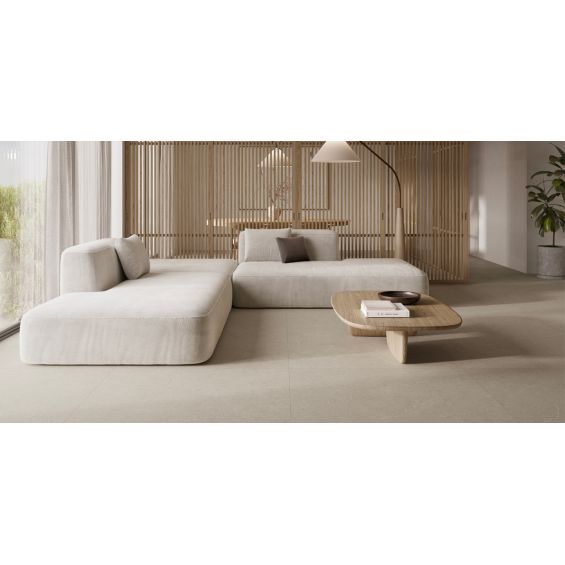 Carrelage sol effet pierreSuwon beige 60x120 cm