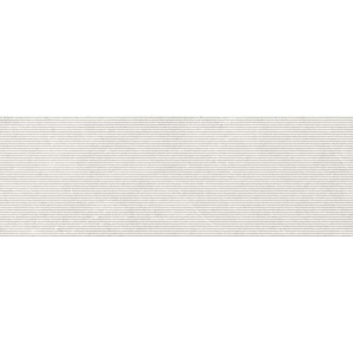 Carrelage mur Décor Suwon blanc grisé 30x90 cm