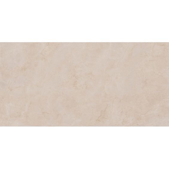 Carrelage sol et mur effet marbre brillant Kiruna sable poli 60x120 cm