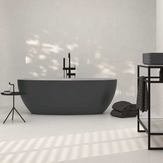 Carrelage sol effet travertin Lycie perle60x60 cm