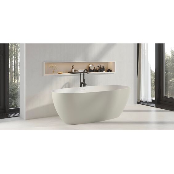 Carrelage sol effet travertinLycie perle 60x120 cm