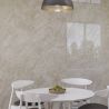 Carrelage sol et mur effet marbre brillant Sydney nature poli 60x120 cm