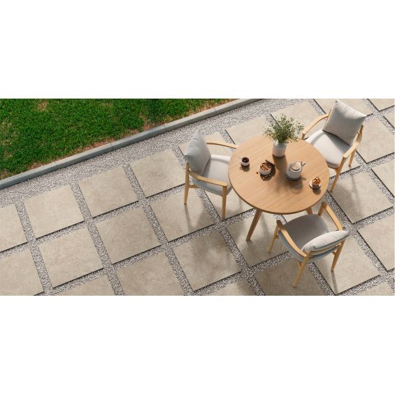 Dalle extérieur Zadar 2.0 Sable R11 6060 cm