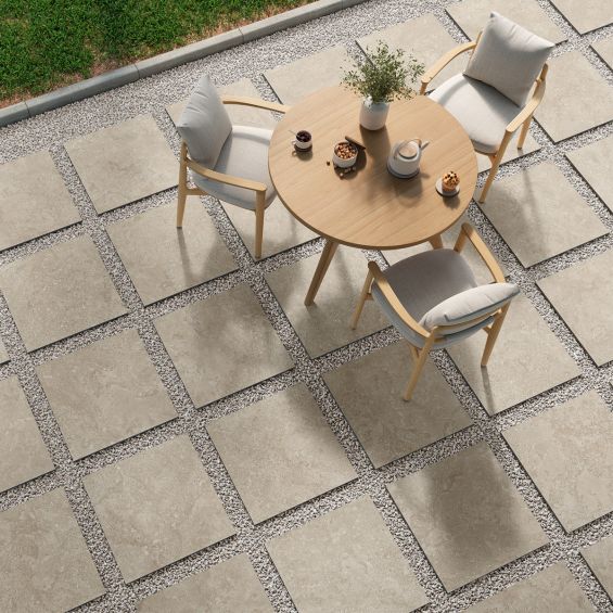 Dalle extérieur Zadar 2.0 Sable R11 6060 cm