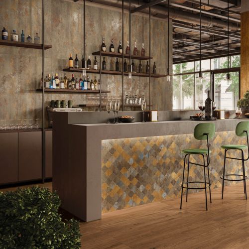 Carrelage sol et mur effet...