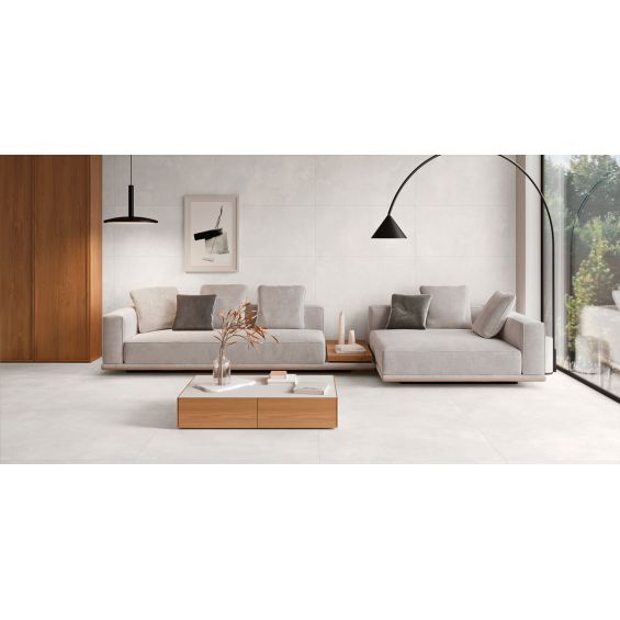 Carrelage sol moderne Rotterdam blanc grisé 30x60 cm