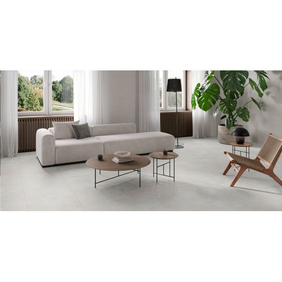 Carrelage sol moderne Rotterdam blanc grisé 30x60 cm