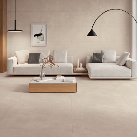 Carrelage sol moderne Rotterdam crème45x45 cm