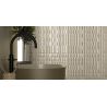 Carrelage mur effet zellige Swing ivoire 6x25 cm