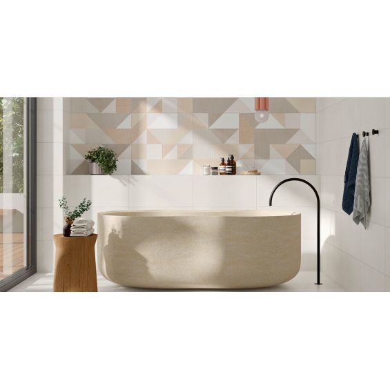  Carrelage mur Rotterdam décor formes géométriques30x60 cm