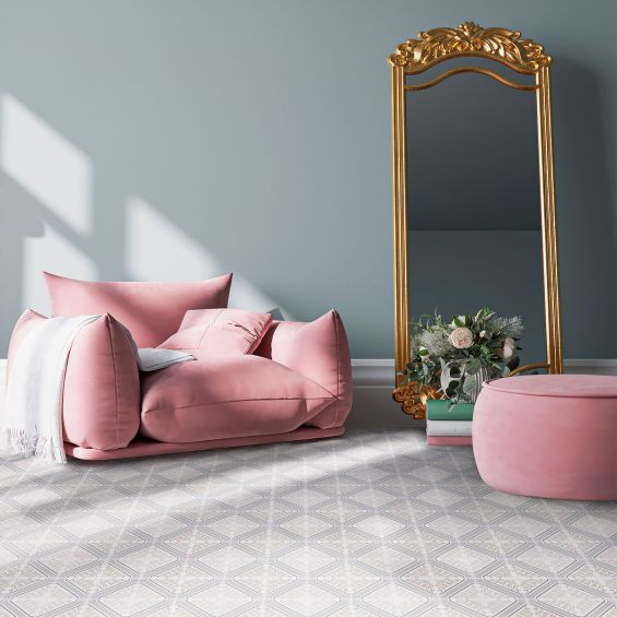 Carrelage sol effet carreaux de ciment Vicenza Ingrid 15x15 cm