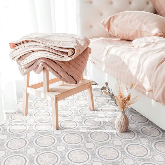 Carrelage sol effet carreaux de ciment Vicenza Cora 15x15 cm