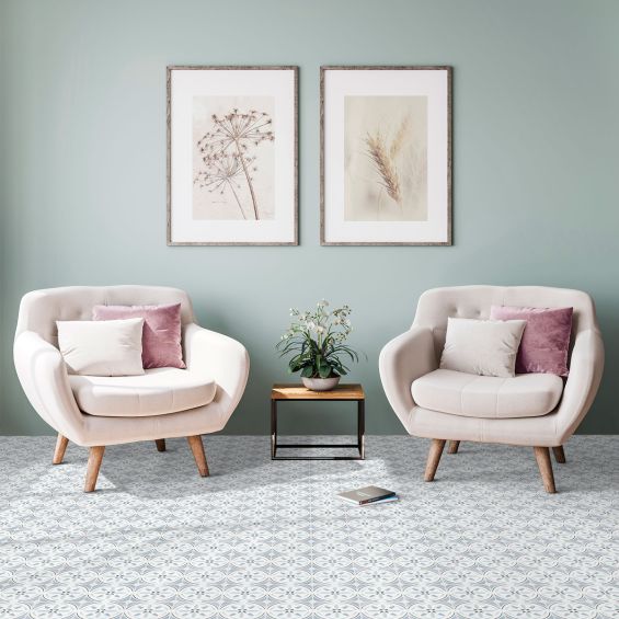 Carrelage sol effet carreaux de ciment Vicenza Dilea 15x15 cm