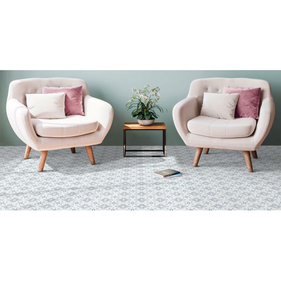 Carrelage sol effet carreaux de ciment Vicenza Dilea 15x15 cm