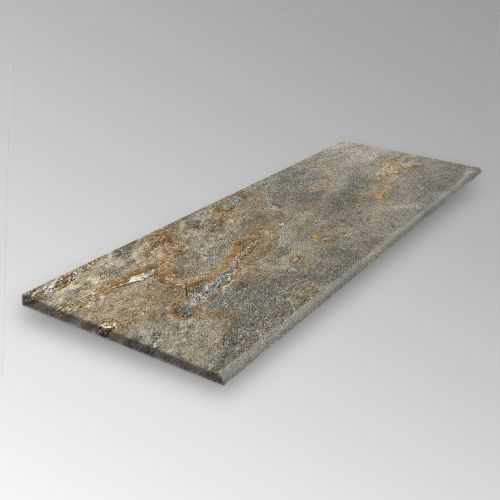 Margelle / plat de marche Pierre de Bali Ubud charbon R11 33x120cm