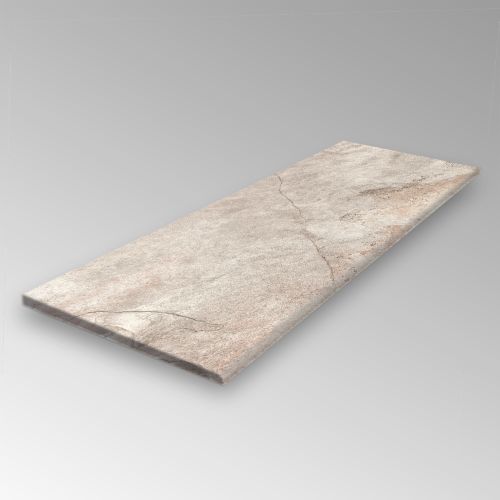 Margelle / plat de marche Pierre de Bali Ubud beige R11 33x120cm