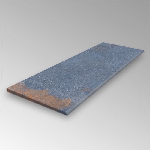 Margelle / plat de marche Pierre de Bali Ubud bleu R11 33x120cm