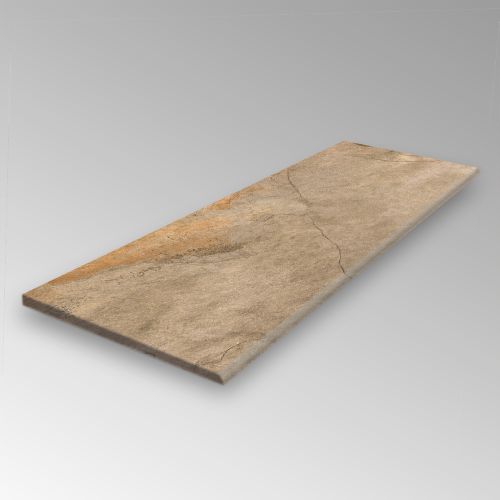 Margelle / plat de marche Pierre de Bali Ubud terre R11 33x120cm