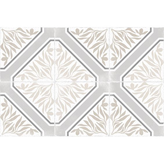 Carrelage sol effet carreaux de ciment Vicenza Ingrid 15x15 cm