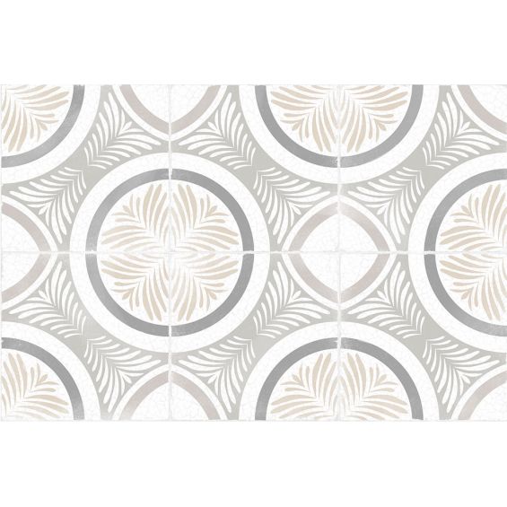 Carrelage sol effet carreaux de ciment Vicenza Cora 15x15 cm