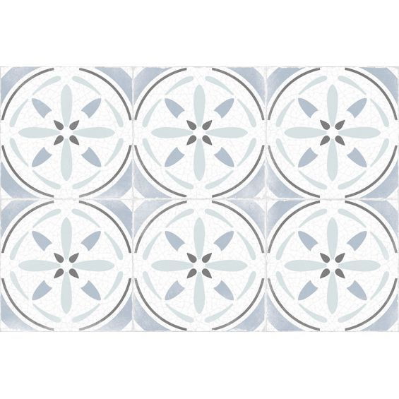 Carrelage sol effet carreaux de ciment Vicenza Dilea 15x15 cm